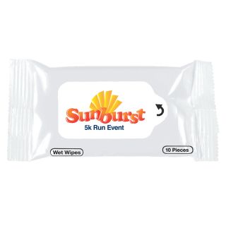 Logo Wet Wipe Packet