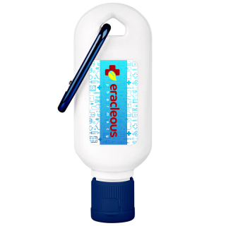 1 Oz SPF 30 Sunscreen with Carabiner