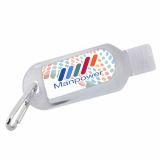 1 Oz Promotional Hand Sanitizer with Carabineer