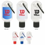 Custom 1 Oz Hand Sanitizer With Carabiners
