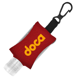 0.5 Oz Hand Sanitizer with Eva Case and Clips