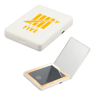 Rechargeable 100 RABS LED Compact Mirrors