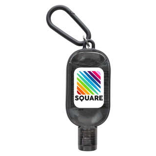 1 Oz Hand Sanitizers with Colorful Cases and Carabiners