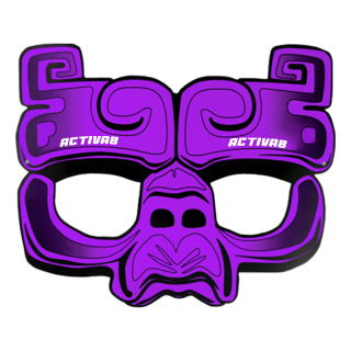 10x15 Inch Shaped Paper Masks with Elastic Cords