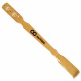 Custom Printed Wood Back Scratcher with 2 Rollers