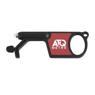 Door Openers with Light and Stylus with Antimicrobial Additive
