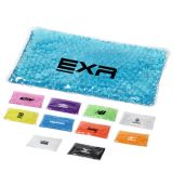 Custom Printed Large Rectangle Aqua Pearls Hot and Cold Packs