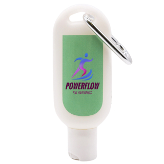 Mineral SPF 30 Broad Spectrum Sunscreen Tottles with Carabiners 1.5 Fluid Ounce