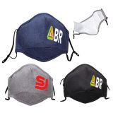 Personalized Premium Fashion 3 Layer Masks with Filter Pocket