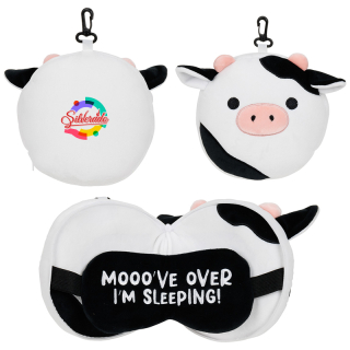Comfort Pals™ Cow 2-in-1 Pillow Sleep Masks