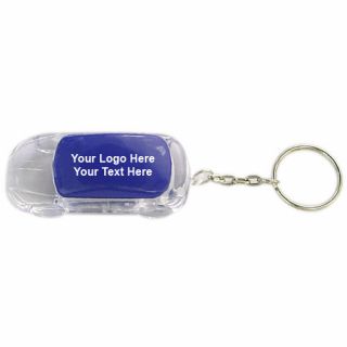 Car Shape LED Flashlight Keychains