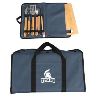 Firepit 5-Piece BBQ Sets with Cutting Boards and Carrying...