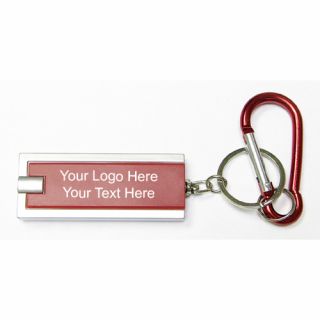Flashlight Keychain with Carabiner