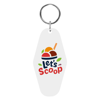 Printed Acrylic Motel Key Tags