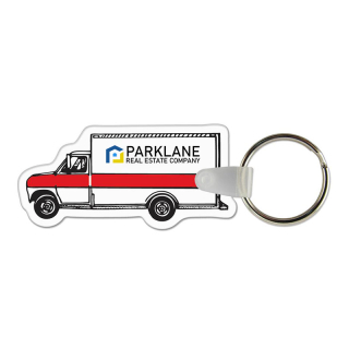 Printed Ambulance Shaped USA Made Vinyl Keychains