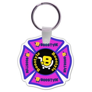 ized Maltese Cross USA Made Vinyl Keychains