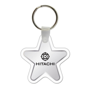 ized Star Shaped USA Made Vinyl Keychains