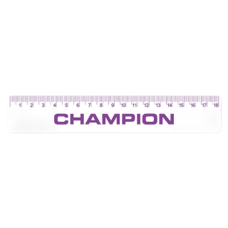 1.25x7.25 Inch Polystyrene Rulers