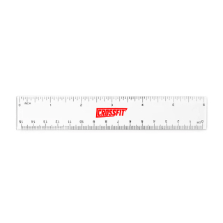 Crystal Clear 6 Inch Rulers