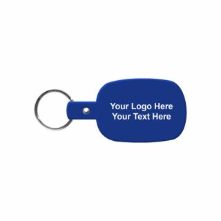 Round Rectangle Flexible Key-Tag