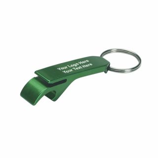 ized Aluminum Bottle/ Can Opener Keychain Rings