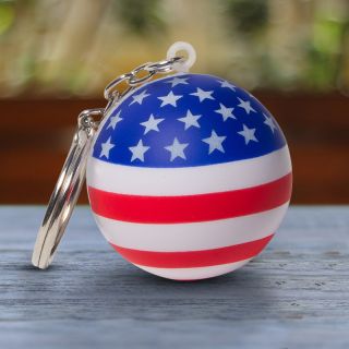 Patriotic Stress Ball Key Chains