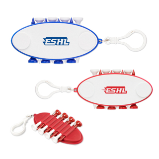 ized 10 Piece Golf Tee Set Keychains