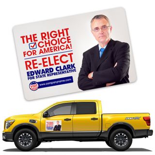 12x18 ized Election Car Bumper Truck Sign Magnets - Outdoor & Car Magnets 30 Mil Round Corners