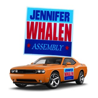 24x24 ized Political Car Sign Magnets - Outdoor & Car Magnets 30 Mil Square Corners