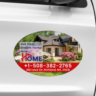 7x5 Oval Shape Magnets - Outdoor & Car Magnets 30...