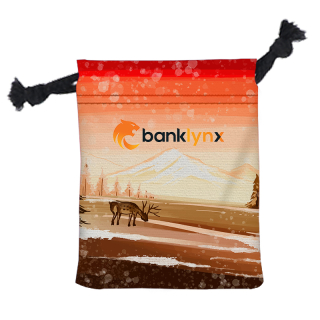 5 x 6 Inch Canvas Drawstring Bags
