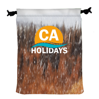 7 x 9 Canvas Drawstring Bags