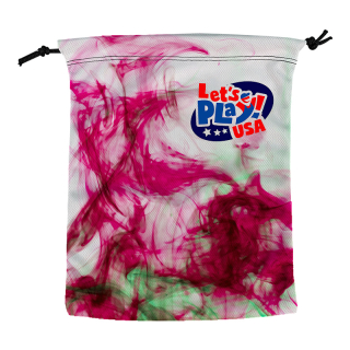 Printed 7 x 9 Inch Polyester Drawstring Bags