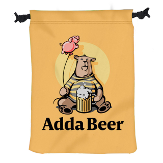 9 x 12 Polyester Drawstring Bags