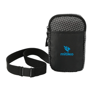 Grid Lanyard Phone Pouches