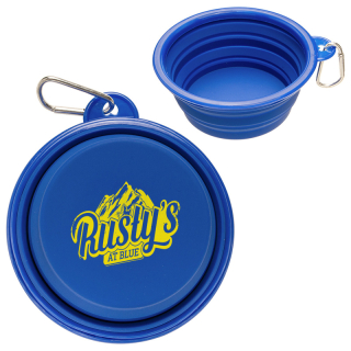 Feed 'N Go Collapsible Pet Bowls with Carabiners