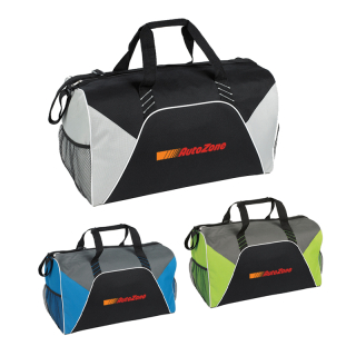 Color Panel Sport Duffel Bags