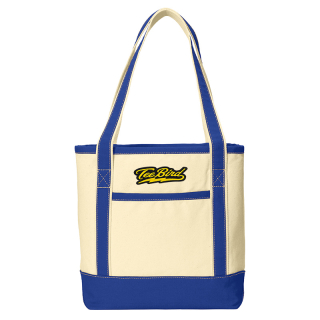Port Authority® Medium Cotton Canvas Boat Totes