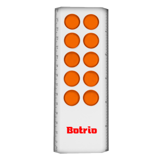 6 Inch Push Pop Stress Reliever Rulers