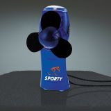 Promotional Logo Turbo Mini Fan with Flashlight