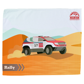 Printed 15x18 Inch Terry Microfiber Rally Towels