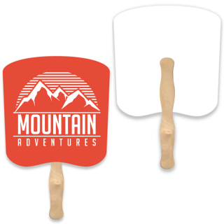 Printed Bread Shape Single Lightweight Hand Fans