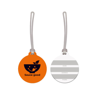 USA Made Round Vinyl Luggage Tags