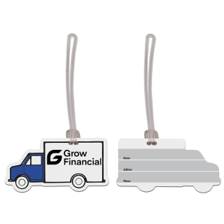 ized USA Made Truck Vinyl Luggage Tags