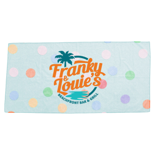 Boardwalk 30x60 Inch Microfiber Beach Blanket/Towels