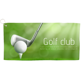 Full Color Cooling Golf Towels-Large