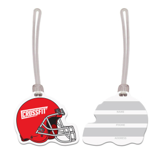 USA Made Helmet Vinyl Luggage Tags