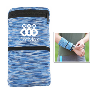 ized Cooling Heathered Wrist Band with Pockets
