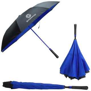 47 Inch Arc Skyline Two-Tone Inversion Umbrellas