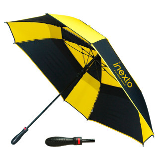 61 Inch Arc Auto Open Wind Proof Heavy Duty Square...